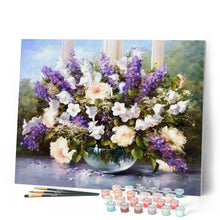 Cargar imagen en el visor de la galería, Pintar Por Números - Flores De Lavanda - Figuredart - Flores