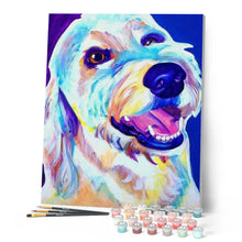 Cargar imagen en el visor de la galería, Pintar Por Números - Perro Brillante - Figuredart - Animales Perros