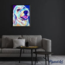 Cargar imagen en el visor de la galería, Pintar Por Números - Perro Brillante - Figuredart - Animales Perros