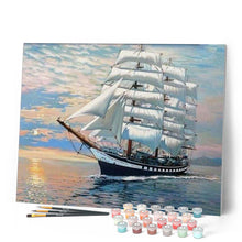 Cargar imagen en el visor de la galería, Pintar Por Números - Navegación Suave - Figuredart - Barcos
