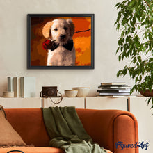 Cargar imagen en el visor de la galería, Pintar Por Números - El Perro Se Levantó - Figuredart - Animales Perros