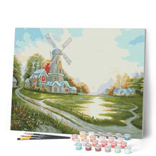Cargar imagen en el visor de la galería, Pintar Por Números - Molino De La Felicidad - Figuredart - Paisajes