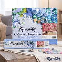 Cargar imagen en el visor de la galería, Pintar Por Números - Árbol Cereza Romántica - Figuredart - Paisajes Árboles