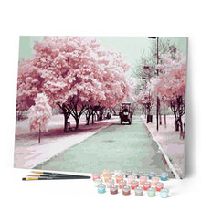 Cargar imagen en el visor de la galería, Pintar Por Números - Kyoto Cereza Del Resorte - Figuredart - Ciudades Paisajes Romanticismo