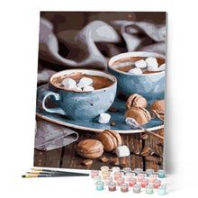 Cargar imagen en el visor de la galería, Pintar Por Números - Tarde De Café - Figuredart - Cocina