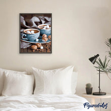 Cargar imagen en el visor de la galería, Pintar Por Números - Tarde De Café - Figuredart - Cocina