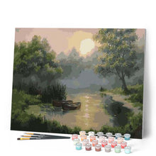 Cargar imagen en el visor de la galería, Pintar Por Números - Montañas Del Amanecer - Figuredart - Montañas Paisajes