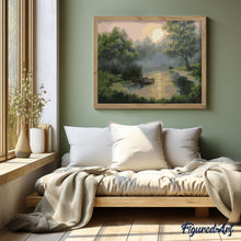 Cargar imagen en el visor de la galería, Pintar Por Números - Montañas Del Amanecer - Figuredart - Montañas Paisajes