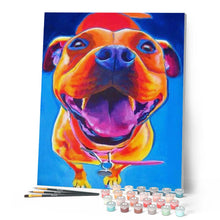 Cargar imagen en el visor de la galería, Pintar Por Números - Perro Color Lengua - Figuredart - Animales Perros