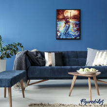 Cargar imagen en el visor de la galería, Pintar Por Números - Luz De La Luna De La Sirena - Figuredart - Peces
