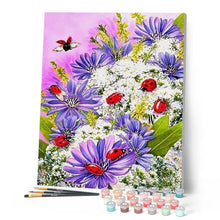 Cargar imagen en el visor de la galería, Pintar Por Números - Los Insectos Y Las Flores - Figuredart - Flores