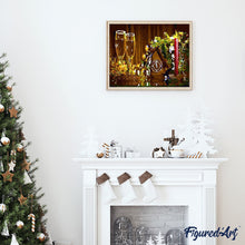 Cargar imagen en el visor de la galería, Pintar Por Números - Fin De Año - Figuredart - Navidad Romanticismo