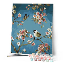 Cargar imagen en el visor de la galería, Pintar Por Números - Pájaro 1 - Figuredart - Animales Flores Mariposas Pájaros
