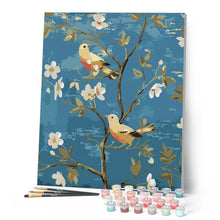 Cargar imagen en el visor de la galería, Pintar Por Números - Párajos - Figuredart - Animales Flores Pájaros