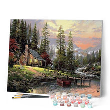 Cargar imagen en el visor de la galería, Pintar Por Números - Cabaña De Campaña - Figuredart - Paisajes