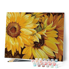 Cargar imagen en el visor de la galería, Pintar Por Números - Girasol En Plena Floración - Figuredart - Flores