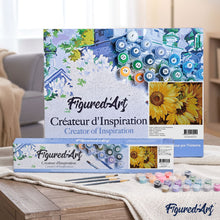Cargar imagen en el visor de la galería, Pintar Por Números - Girasol En Plena Floración - Figuredart - Flores