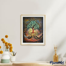 Cargar imagen en el visor de la galería, Pintar Por Números - Árbol De La Vida - Figuredart - Árboles