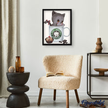 Cargar imagen en el visor de la galería, Pintar Por Números - Cat Bucks - Figuredart - Animales Cocina Principiantes