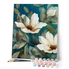 Cargar imagen en el visor de la galería, Pintar Por Números - Loto Blanco 2 - Figuredart - Flores