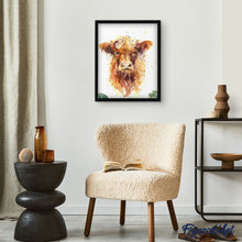 Cargar imagen en el visor de la galería, Pintar Por Números - Vaca Amarilla - Figuredart - Animales Vacas