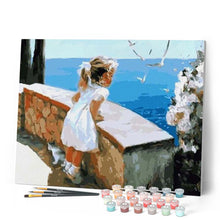 Cargar imagen en el visor de la galería, Pintar Por Números - Paisaje Niñas - Figuredart - Paisajes