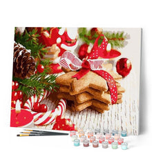 Cargar imagen en el visor de la galería, Pintar Por Números - Galletas De Navidad - Figuredart - Cocina Navidad