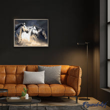 Cargar imagen en el visor de la galería, Pintar Por Números - Tres Caballos - Figuredart - Animales Caballos