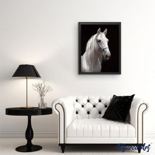 Cargar imagen en el visor de la galería, Pintar Por Números - Caballo Blanco 3 - Figuredart - Animales Caballos