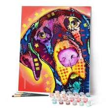Cargar imagen en el visor de la galería, Pintar Por Números - Perro Color 1 - Figuredart - Animales Perros Pop Art