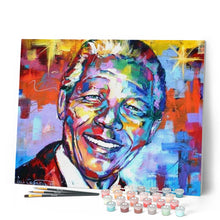 Cargar imagen en el visor de la galería, Pintar Por Números - Nelson Mandela - Figuredart - Pop Art Retrato