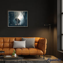 Cargar imagen en el visor de la galería, Pintar Por Números - Elefantes Del Bosque Oscuro - Figuredart - Animales Elefantes