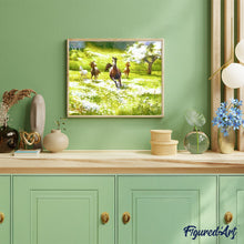 Cargar imagen en el visor de la galería, Pintar Por Números - Galope - Figuredart - Animales Paisajes