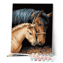 Cargar imagen en el visor de la galería, Pintar Por Números - Caballo Cuidando - Figuredart - Animales Caballos