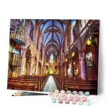 Cargar imagen en el visor de la galería, Pintar Por Números - Notre Dame Interior - Figuredart - Ciudades