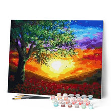 Cargar imagen en el visor de la galería, Pintar Por Números - Puesta De Sol Brillo - Figuredart - Paisajes