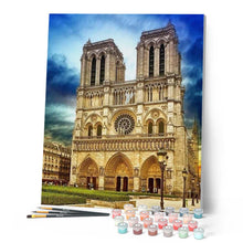 Cargar imagen en el visor de la galería, Pintar Por Números - Notre Dame 1 - Figuredart - Ciudades