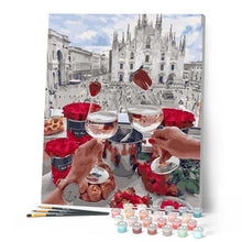 Cargar imagen en el visor de la galería, Pintar Por Números - ¡salut! - Figuredart - Ciudades Romanticismo