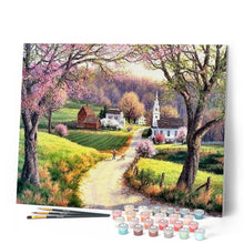 Cargar imagen en el visor de la galería, Pintar Por Números - Camino Del Jardín - Figuredart - Paisajes
