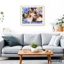 Cargar imagen en el visor de la galería, Pintar Por Números - Tres Gatos - Figuredart - Animales Gatos
