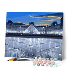 Cargar imagen en el visor de la galería, Pintar Por Números - Gris Continental Louvre - Figuredart - Ciudades