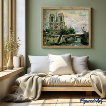Cargar imagen en el visor de la galería, Pintar Por Números - Gris Notre Dame - Figuredart - Ciudades