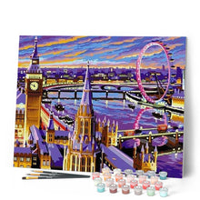 Cargar imagen en el visor de la galería, Pintar Por Números - El Amor En Londres - Figuredart - Ciudades