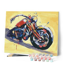Cargar imagen en el visor de la galería, Pintar Por Números - Motocicleta Pintada - Figuredart - Motos Y Coches