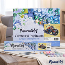 Cargar imagen en el visor de la galería, Pintar Por Números - Motocicleta Pintada - Figuredart - Motos Y Coches