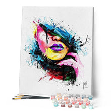 Cargar imagen en el visor de la galería, Pintar Por Números - Belleza Abstracta - Figuredart - Retrato Romanticismo