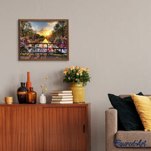 Cargar imagen en el visor de la galería, Pintar Por Números - Amanecer Ámsterdam - Figuredart - Ciudades
