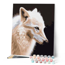 Cargar imagen en el visor de la galería, Pintar Por Números - White Wolf - Figuredart - Animales