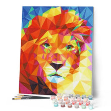 Cargar imagen en el visor de la galería, Pintar Por Números - Magnífico León - Figuredart - Animales Leones