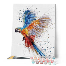 Cargar imagen en el visor de la galería, Pintar Por Números - Loro Con Pintura - Figuredart - Animales